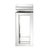 Contemporary Mirrored Pedestal Table - small For Sale - Image 3 of 8