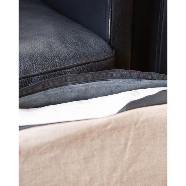 1970s Danish Skippers Møbler Leather Lounge Chairs - A Pair For Sale - Image 13 of 16