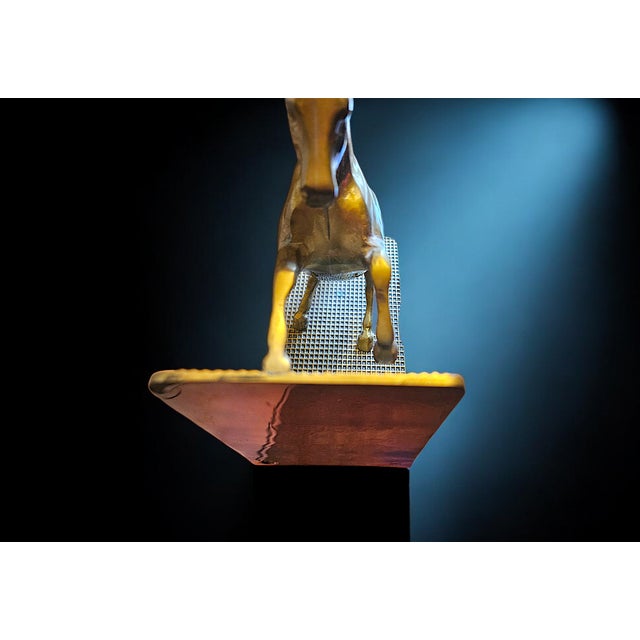 Vintage Solid Brass Horse - Bookends Heavy Pair, 1970 Era For Sale In Philadelphia - Image 6 of 10