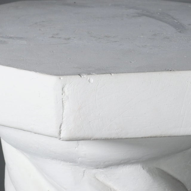 Dorothy Draper Plaster Twist Form Column Pedestal after Dorothy Draper For Sale - Image 4 of 7