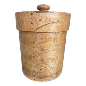 Shaker Style Birds Eye Maple Ice Bucket, Bench-Made
