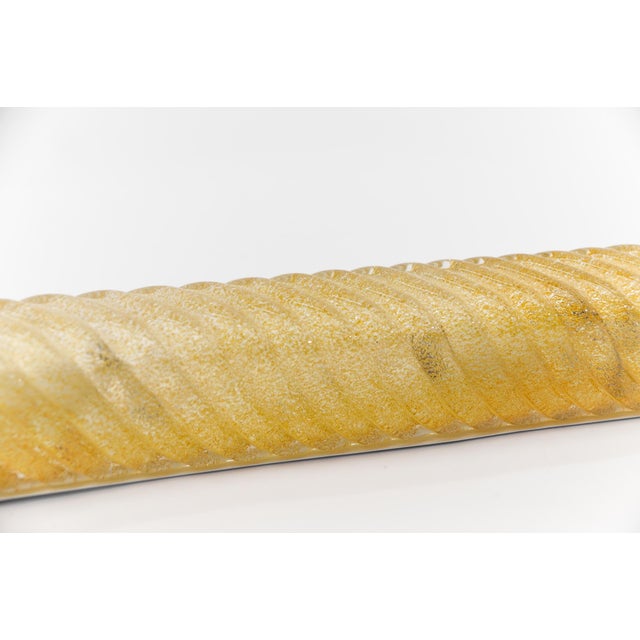 Murano Glass with Gold Flakes Wall Lamp from Hillebrand Lighting, 1960s For Sale - Image 11 of 13