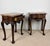 Wood French Louis XV Style Nightstands with Marble Tops, 1940s, Set of 2 For Sale - Image 7 of 16