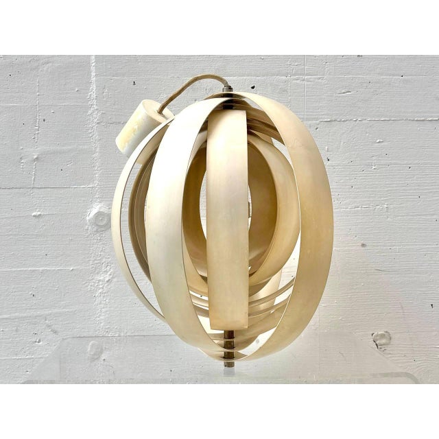 Cream Moon Pendant Lamp by Verner Panton for Louis Poulsen, 1960s For Sale - Image 8 of 18
