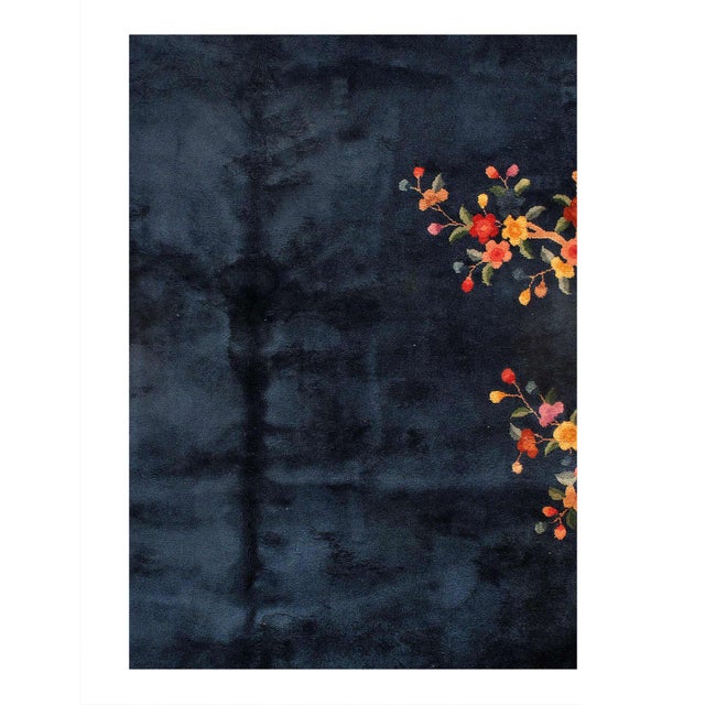 Chinese Deco Rug, Origin: China, Circa: Early 20th Century – Here is an exciting and appealing antique Oriental carpet –...