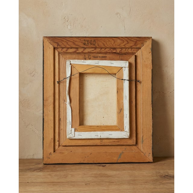 Original signed cubist oil on canvas by Andrew V. Zourides, ca. 1967. Measures 14.5" w x 16.5" h. Zourides is an American...