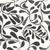 Contemporary Wallflower Vines Wallpaper by Susan Hable in Black on White For Sale - Image 3 of 3