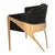 "Amalfi" Chair, With Bronze and Tailor Made Leather For Sale In Los Angeles - Image 6 of 8