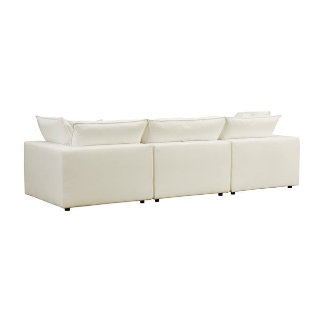 2020s Cali Natural Performance Fabric Modular Sofa For Sale - Image 5 of 7