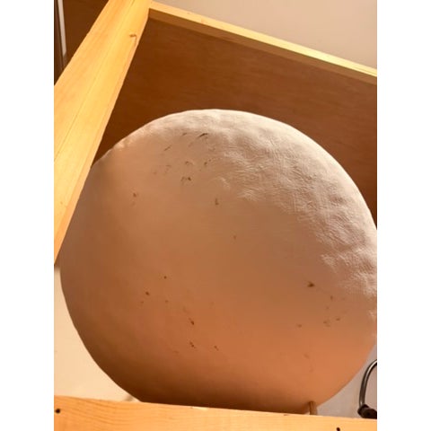 Ironware International Bespoke Italian Plaster Pendant; Celine Pendant, Designed by Tricia Huntley For Sale - Image 4 of 4