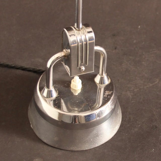 French Art Deco Metal Desk Lamps by Charlotte Perriand for Jumo, 1940s, Set of 2 For Sale - Image 14 of 18