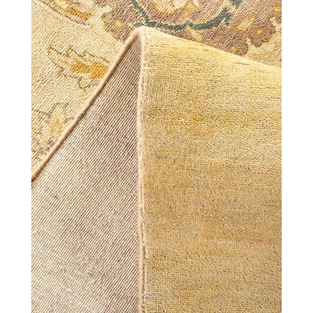 Eclectic, One-of-a-Kind Hand-Knotted Area Rug in Ivory, 8' 0" x 10' 4" For Sale In New York - Image 6 of 8