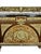 French Mid 20th Century Louis XVI Style Gilt-Mounted Marquetry Commode With Green Marble Top For Sale - Image 3 of 5
