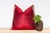 Textile Cherry Festive Silk Euro Pillow Cover For Sale - Image 7 of 7