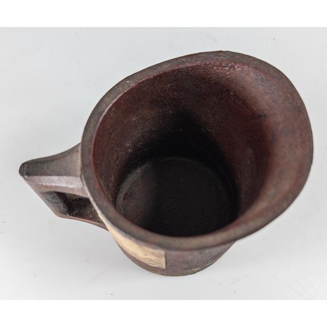 Wood 19th Century Fibreware Fiber Advertising Mug for Duffy Cider Vinegar For Sale - Image 7 of 9