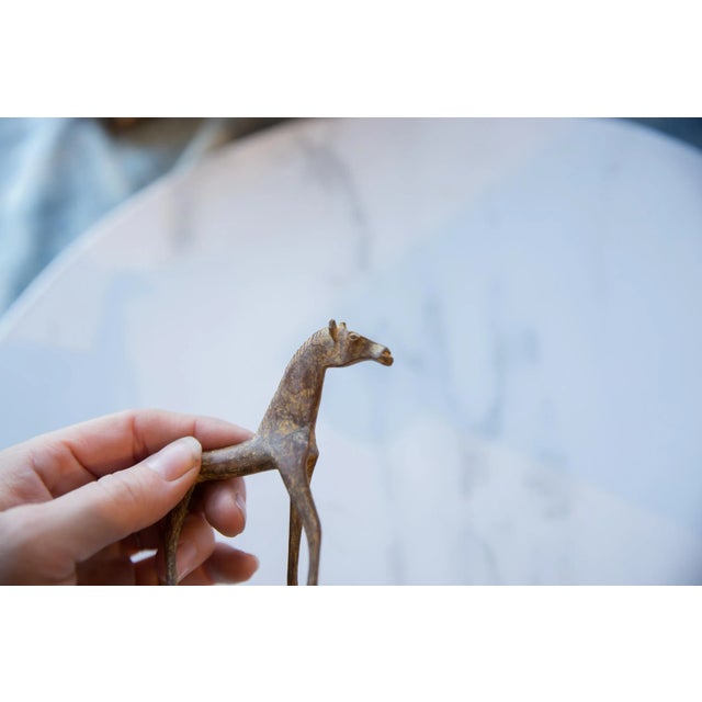1950s Vintage African Copper Alloy Horse For Sale - Image 5 of 8