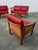1980s Vintage Danish Chairs and Sofa from CFC Silkeborg, 1980, Set of 3 For Sale - Image 5 of 8