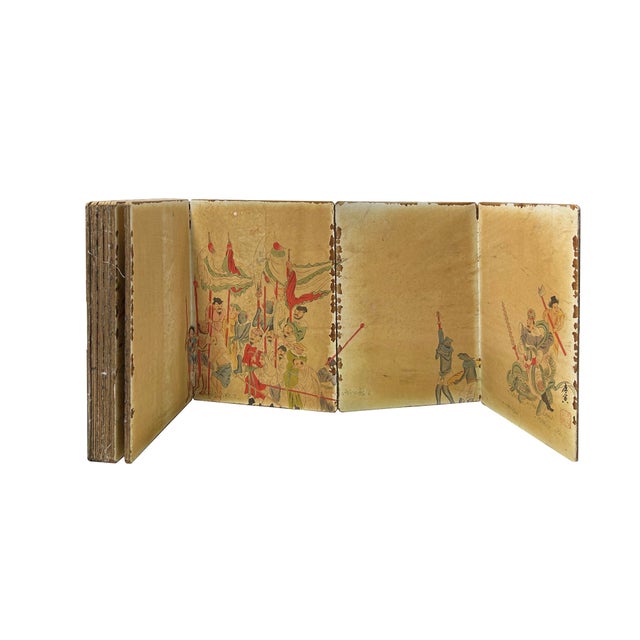 Vintage Chinese Ancient Story Graphic Album Book Display Art For Sale In San Francisco - Image 6 of 7