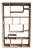 Salvaged Teak Modern Shelf For Sale