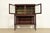 Early 20th Century Charles Rohlfs Antique Arts & Crafts Carved Mahogany Sideboard or Bar Cabinet With Leaded Glass Doors, Circa 1900 For Sale - Image 5 of 15