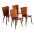Swedish Pine Chairs by Göran Malmvall, 1960s, Set of 4 For Sale