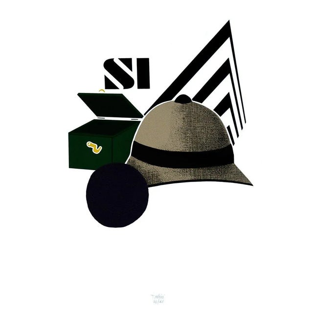 Hand Signed. Edition of 80 pieces. Emilio Tadini (1927-2002) was an Italian painter and writer, inspired by Surrealism and...