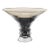Mid Century Modern Steuben Art Glass Flared Crystal Bowl with Pinched Base 20th Century For Sale