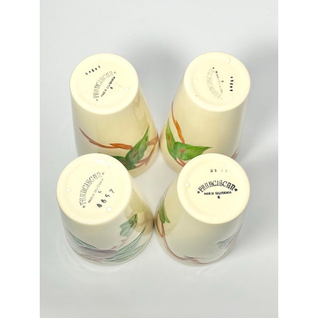 Beige 1960s Franciscan "Apple" Ceramic Tumbler Drinking Glasses 5” 10oz - Set of 4 For Sale - Image 8 of 8