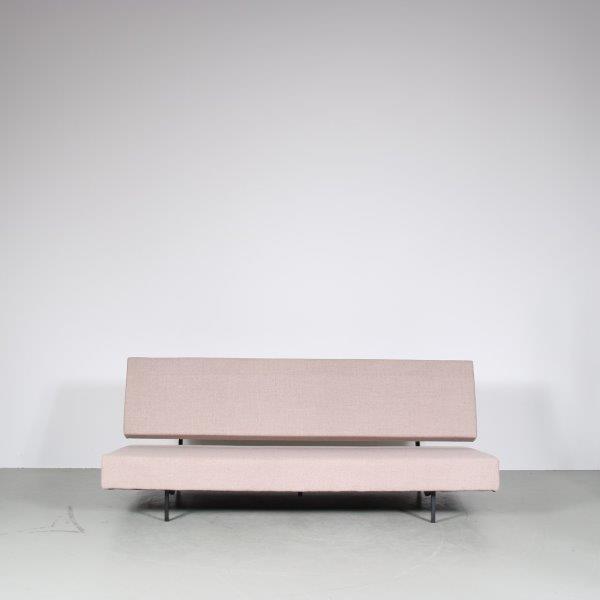 3-Seater Double Sleeping Sofa, the Netherlands, 1960s For Sale - Image 6 of 14