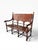 Late 18th Century Spanish Leather Bench For Sale - Image 4 of 11