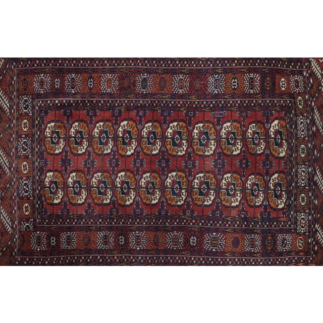 Vintage Turkmen Rug 3'8'' X 5'9'' For Sale In New York - Image 6 of 11