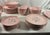 Statement 1958 Mid-Century Modern Taylor, Smith & Taylor "Dwarf Pine" Versatile Pink China Dinnerware Set - 73 Pieces For Sale - Image 6 of 12
