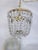 Hollywood Regency Vintage Hollywood Regency Crystal Basket Chandelier For Sale - Image 3 of 10
