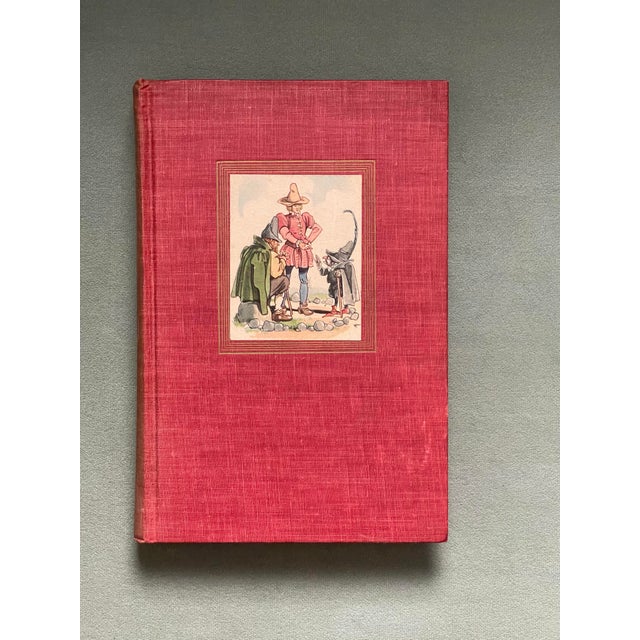1940s Vintage Illustrated Fairy Tale Cloth-Back Books - A Pair For Sale - Image 5 of 12