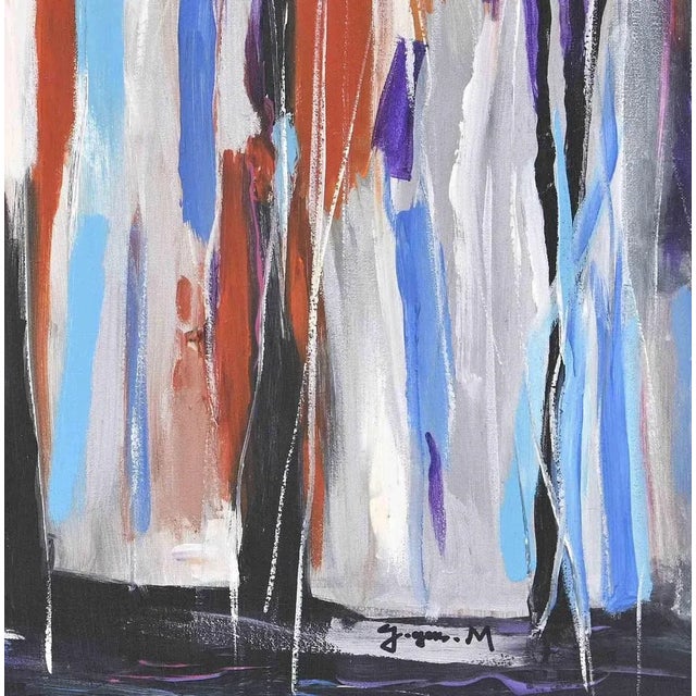 Contemporary Martine Goeyens, Untitled, Mixed Media, 2018 For Sale - Image 3 of 4