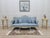 Bring a touch of old-world romance into your home with this breathtaking French Provincial sofa, designed to feel like it...