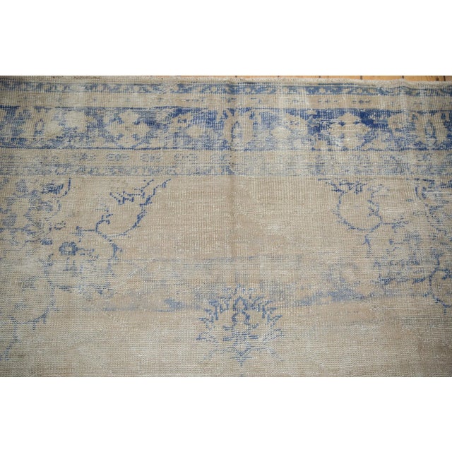 Vintage Distressed Oushak Rug - 7'4" X 10'1" For Sale - Image 11 of 12