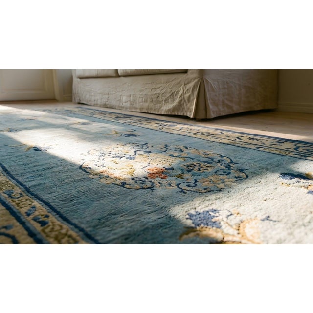 1920s Chinese Peking Carpet For Sale - Image 11 of 11