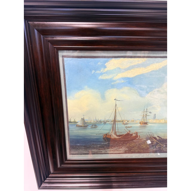 Johann Ludwig Bleuler (1792-1850) Vue De La Ville De Rotterdam - Gouache 19th C. For Sale - Image 14 of 14