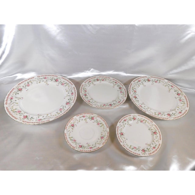 1980s Mikasa Radford Five Plate Set For Sale In San Francisco - Image 6 of 9