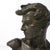 Art Deco Bronze Bust of a Male Figure on Marble Base Signed Johannes Dommisse For Sale - Image 9 of 13
