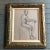 1950s Original Vintage Academy Style Male Nude Charcoal Study Drawing Frame For Sale - Image 5 of 5