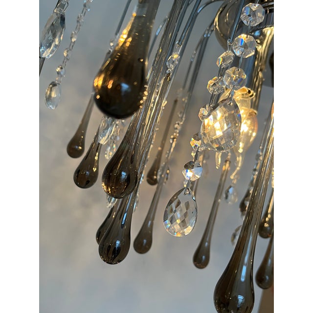Murano Teardrop Chandelier from Maestri Di Murano, 1980s For Sale - Image 6 of 18