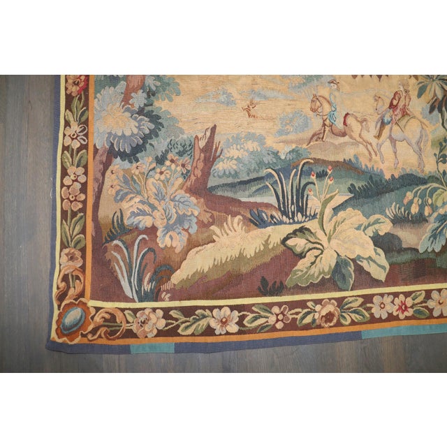 French 20th Century Tapestry Aubusson rug no. j5256 For Sale - Image 3 of 8
