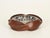 1950s Curved Nova Ashtray in Brown Leather and Cut Crystal from Tecno, Italy, 1950s For Sale - Image 5 of 12
