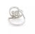 Contemporary Louis Vuitton Idylle Blossom Diamond 18k Gold Monogram Ring, Size 7 For Sale - Image 3 of 6