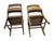 Wood Pair of Mid 20th Century School Chairs With Woven Seats For Sale - Image 7 of 7