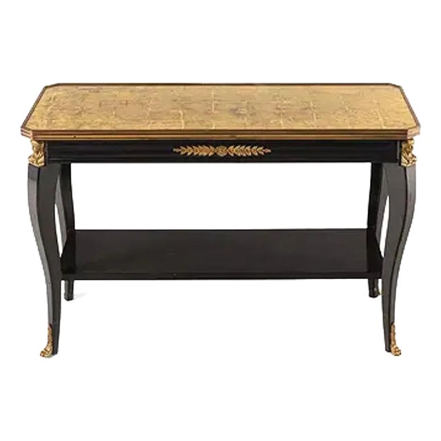 Vintage French Stamped Maison Jansen Louis XVI Low Table For Sale