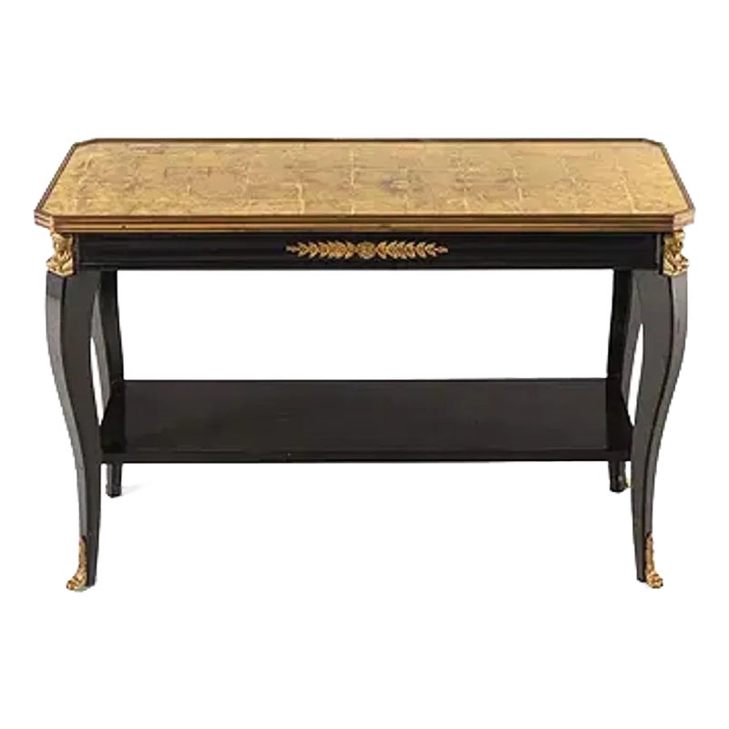 Vintage French Stamped Maison Jansen Louis Xvi Low Table