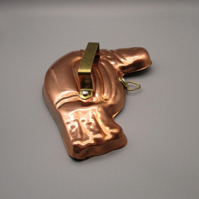Vintage Copper Partridge Dove Shaped Cookie Cutter Brass Handle Holiday ...